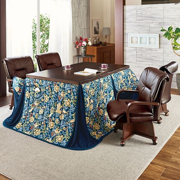 「あったか和風ダイニングこたつセット（こたつテーブル）」｜バードフラワー