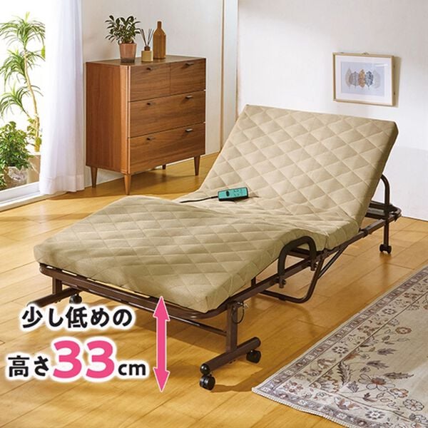 「組立簡単　お買い得電動ベッド（ベッド）」｜詳細画像