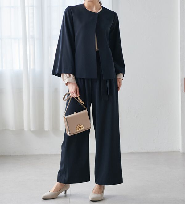 2点セット】防しわ！洗える！ケープライクジャケット