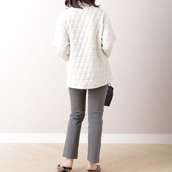 BELLUNA（ベルーナ）の「カットキルト素材チュニック（チュニック）」｜詳細画像