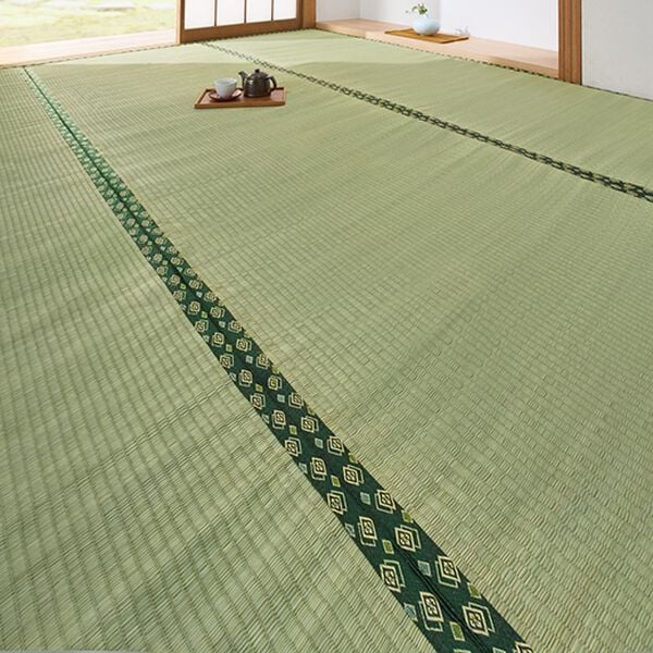 「防ダニ加工い草上敷き（い草ラグ）」｜詳細画像