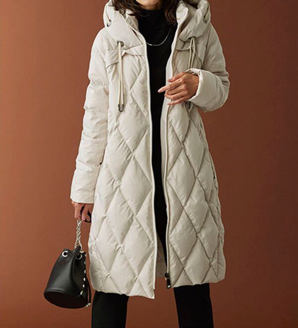 キルティングデザインフードダウンコート - ベルーナ【公式】