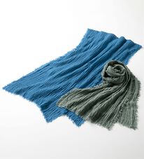 「素肌が喜ぶ着映えストール（メンズストール・マフラー）」