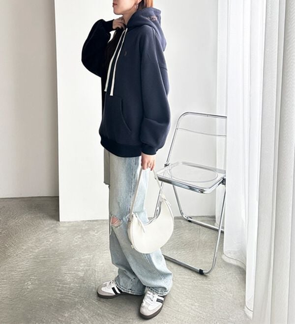 GeeRA（ジーラ）の「【U.S. POLO ASSN.】選べる２丈！フード刺繍裏起毛パーカー（パーカー）」｜詳細画像