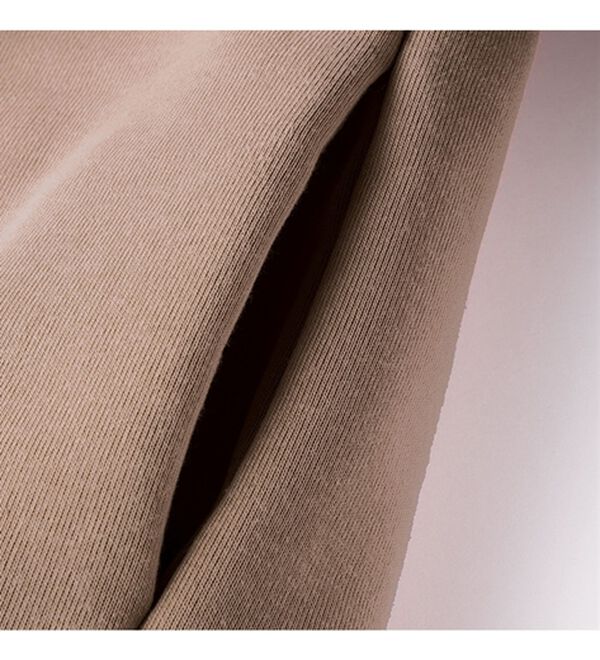 GeeRA（ジーラ）の「裏起毛裾ファスナーパーカーワンピース（カットソーワンピース）」｜詳細画像