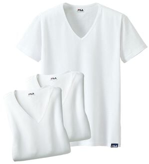 「【３枚組】＜フィラ＞肌側綿１００％風通すインナー（メンズ肌着・インナーウェア）」｜詳細画像