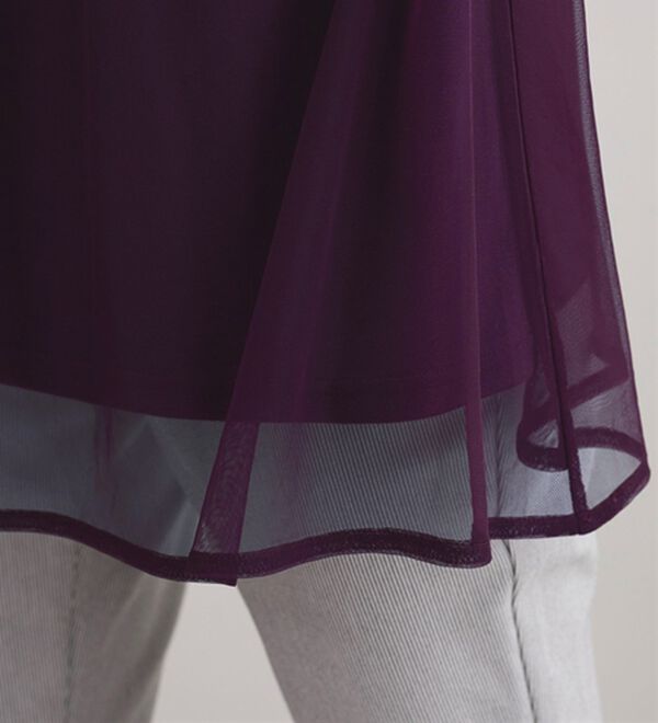 BELLUNA（ベルーナ）の「ふわり涼やか！チュール重ねチュニック（チュニック）」｜詳細画像