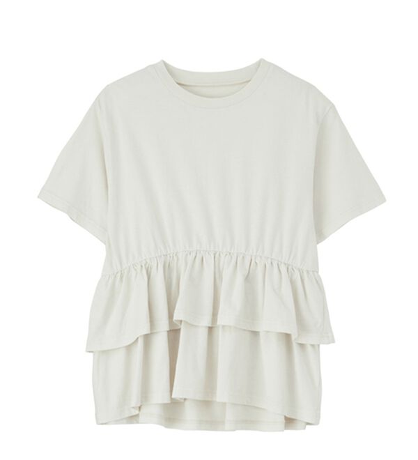 RANAN（ラナン）の「ピグメントフリルトップス（カットソー）」｜詳細画像