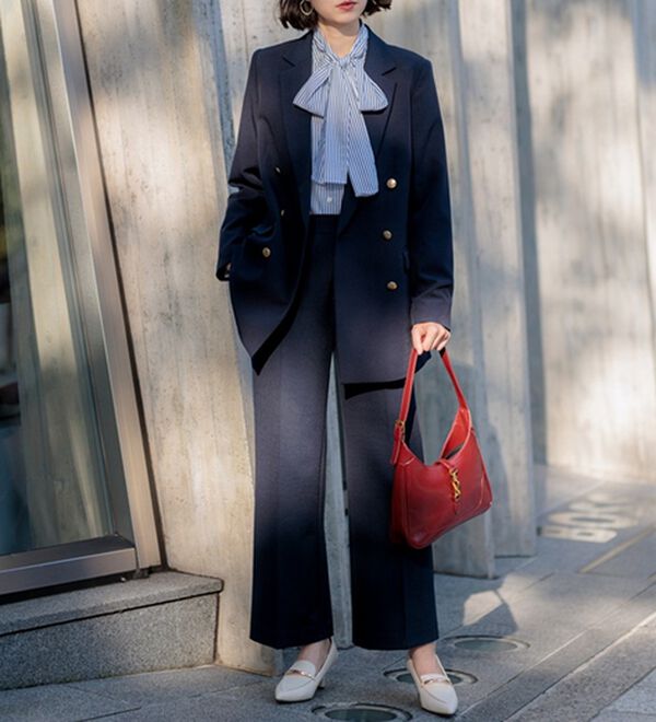 GeeRA（ジーラ）の「【入卒式/セレモニー】着回しベスト＆ジャケットセットスーツ（パンツスーツ）」｜詳細画像