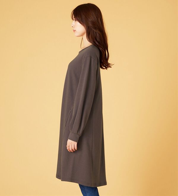 BELLUNA（ベルーナ）の「【吸湿発熱】ポンチ素材チュニックワンピース（チュニックワンピース）」｜詳細画像