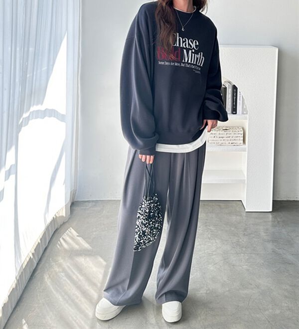 GeeRA（ジーラ）の「アソートデザイン裏起毛スウェット（トレーナー・スウェット）」｜詳細画像