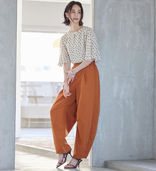 RANAN（ラナン）の「ひんやり！カーブパンツ（フルレングスパンツ）」｜詳細画像