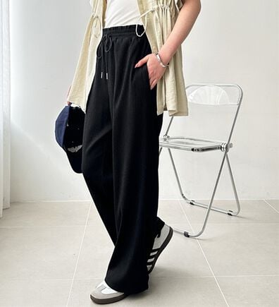 GeeRA（ジーラ）の「さらさら涼感イージーパンツ（フルレングスパンツ）」