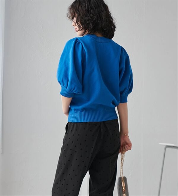 RANAN（ラナン）の「ボリュームパフスリーブニットトップス（ニット・セーター）」｜詳細画像