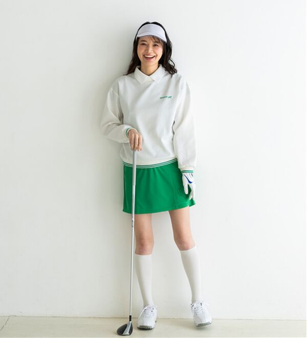 BELLUNA（ベルーナ）の「【三枝こころコラボ】配色ライントレーナー（カットソー）」｜詳細画像