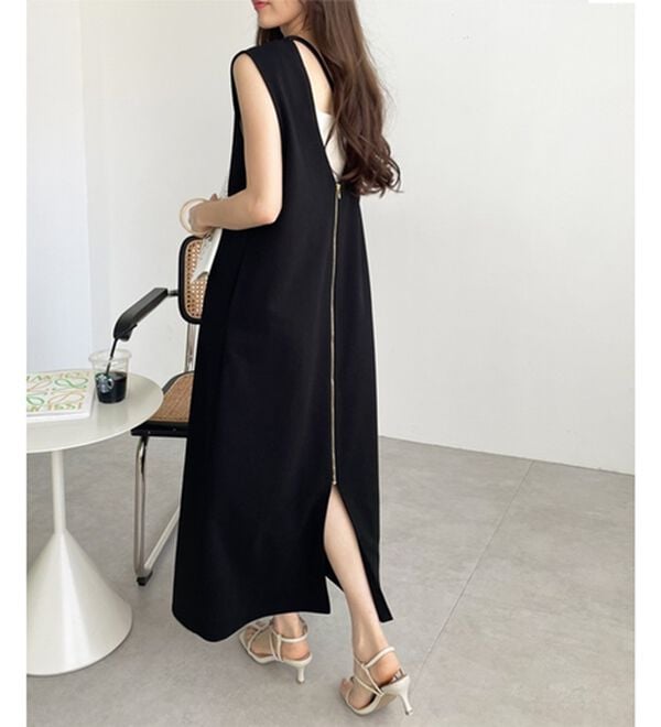 GeeRA（ジーラ）の「３ＷＡＹジップデザインジレワンピース（ジレ）」｜詳細画像