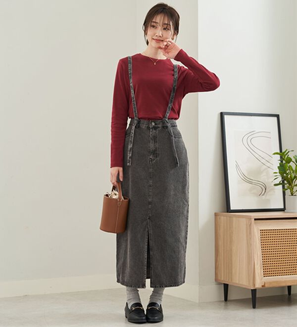 BELLUNA（ベルーナ）の「《ＨｕｇＲｅａｍコットン》オーガニックコットン１００％プルオーバー（Tシャツ）」｜詳細画像