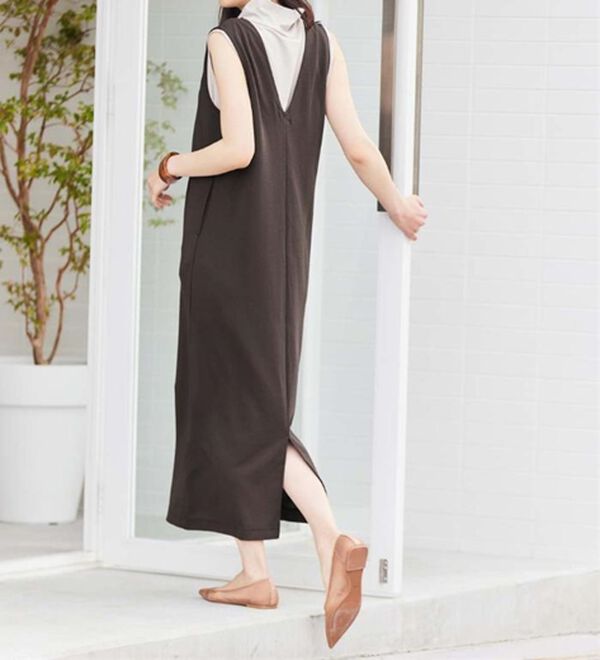 RANAN（ラナン）の「【選べる2丈】細見えが叶うジャンパースカート（ジャンパースカート）」｜詳細画像