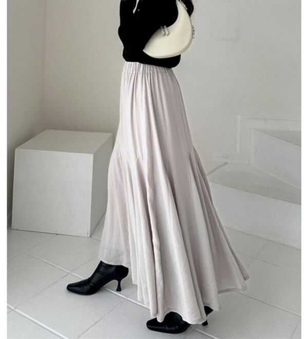 GeeRA（ジーラ）の「切替フレアーロングスカート（ロングスカート）」｜詳細画像