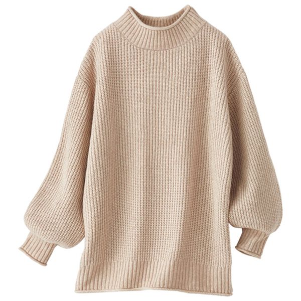 BELLUNA（ベルーナ）の「エコ素材メランジニットプルオーバー（ニット・セーター）」｜詳細画像