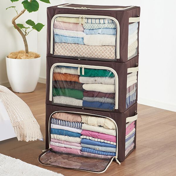 「「探しものゼロ」積み重ね収納ボックス（収納ケース・収納ボックス）」｜詳細画像