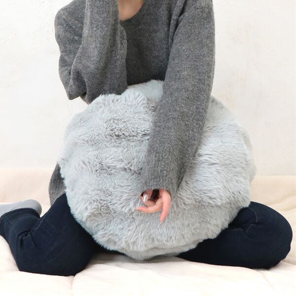 もこもこクラウドボアラウンドクッション＜座布団・背あて