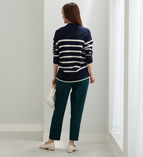 BELLUNA（ベルーナ）の「ダブルクロスタックテーパードパンツ（テーパードパンツ）」｜詳細画像