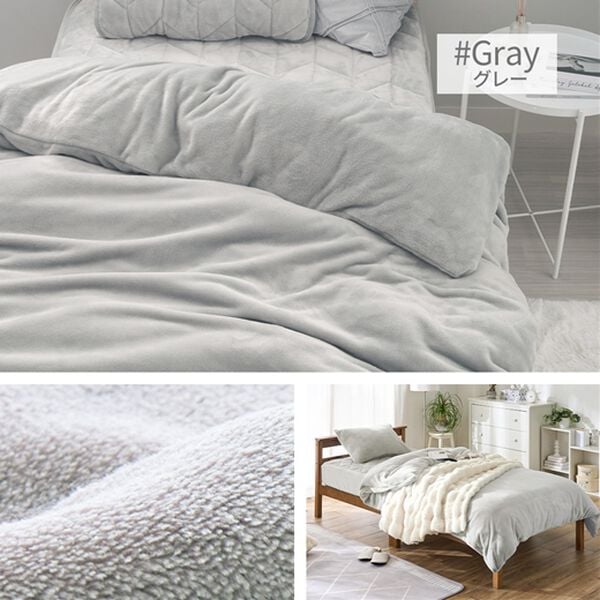 iellio（イエリオ）の「毛布にもなる両面フランネル掛布団カバー＜あったか・肌ざわり＞（掛布団カバー）」｜詳細画像