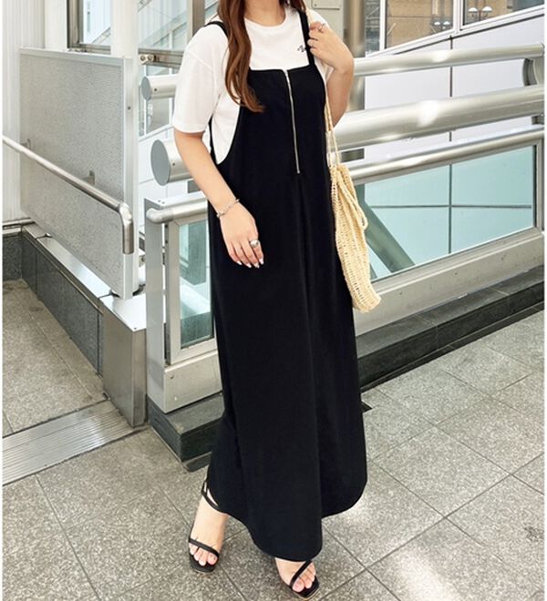 ◯CASTELBAJA ハーフジップ ワンピース レディース】ヘビーベロアハーフジップワンピース