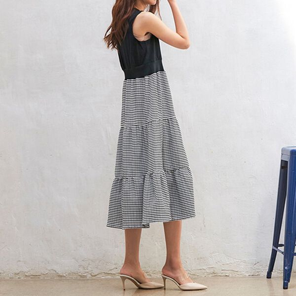 RANAN（ラナン）の「ドッキングデザインワンピ（ドッキングワンピース）」｜詳細画像