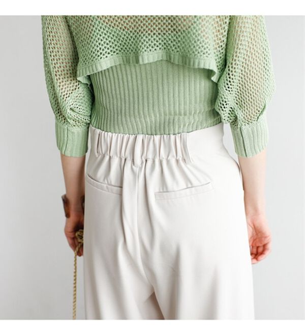 GeeRA（ジーラ）の「２タックデザインポケットワイドパンツ（フルレングスパンツ）」｜詳細画像