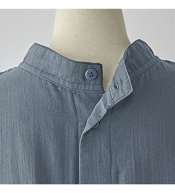 BELLUNA（ベルーナ）の「オーガニックコットンダブルガーゼワンピース（その他ワンピース）」｜詳細画像