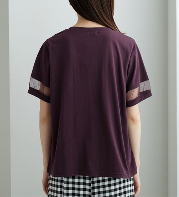 BELLUNA（ベルーナ）の「【接触冷感】ヒンヤリ冷感！箔プリントロゴプルオーバー（カットソー）」｜詳細画像