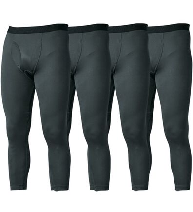 「【４枚組】抗菌防臭・マイクロファイバー裏起毛あったかインナー４枚組（ロングタイツ）（メンズ靴下・タイツ）」