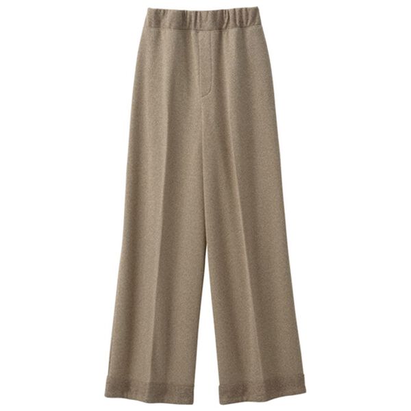 ルフラン（ルフラン）の「【２本組】ウール調セミワイドパンツ（フルレングスパンツ）」｜詳細画像