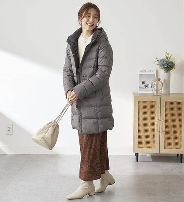 BELLUNA（ベルーナ）の「【Ｆｕｗａｉｒ】ロングダウンコート（ダウンコート・ジャケット・ベスト）」｜詳細画像