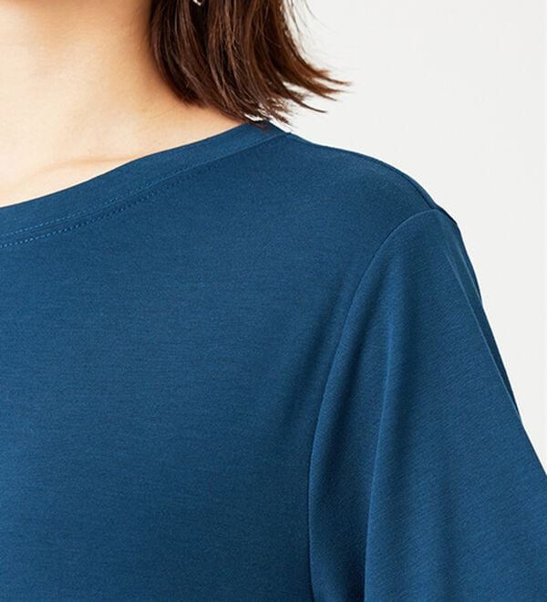 BELLUNA（ベルーナ）の「サイドリボン使いチュニックワンピース（チュニックワンピース）」｜詳細画像