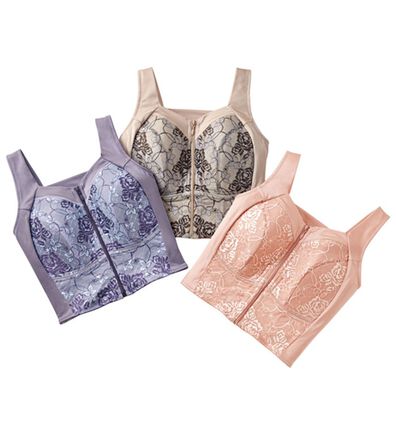 「【３色組】グラマーさんのやさしくボリュームダウンブラ（ブラジャー）」