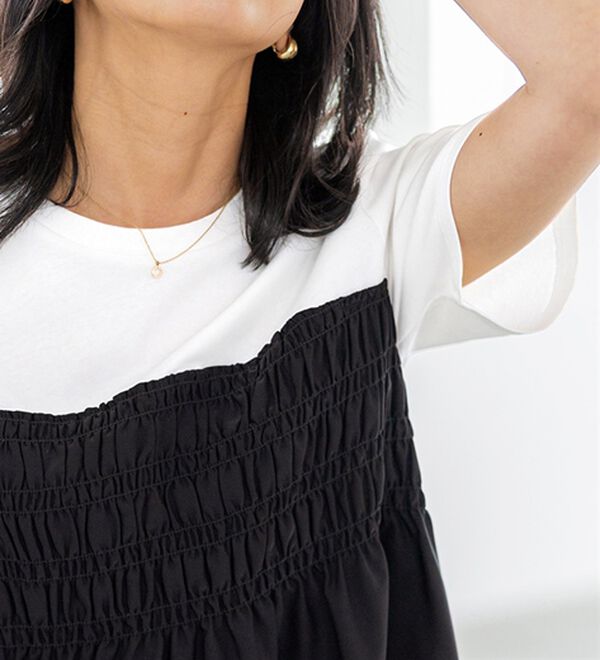 BELLUNA（ベルーナ）の「ビスチェ風ドッキングチュニック（チュニック）」｜詳細画像