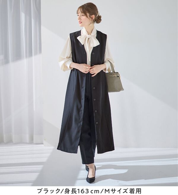 alotta（アロッタ）の「大人上品フレアジレワンピース（ジャンパースカート）」｜詳細画像