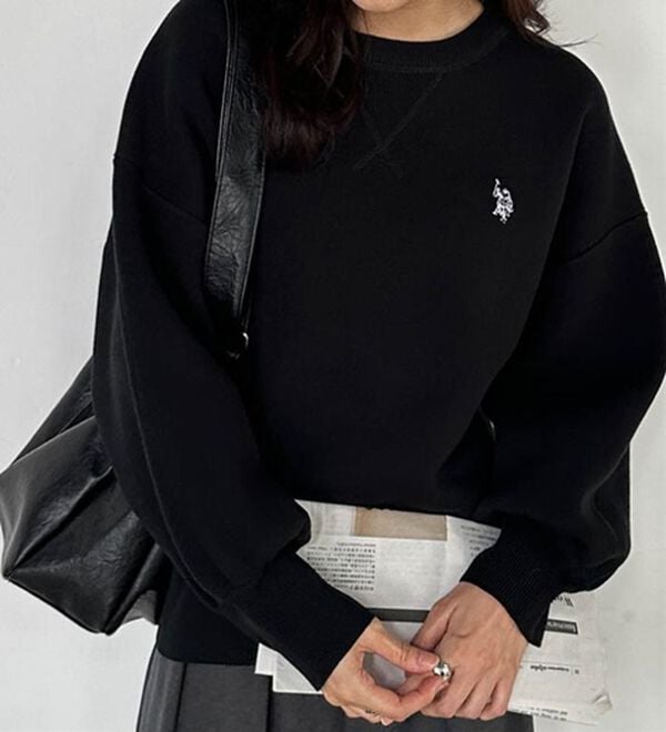 RANAN（ラナン）の「＜U.S.POLO ASSN.＞刺繍スウェットライクニット（ニット・セーター）」｜詳細画像