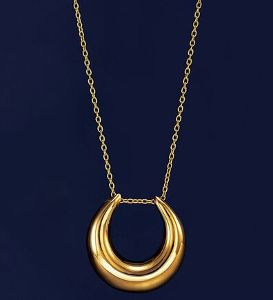 BELLUNA（ベルーナ）の「開運祈願！１８金馬蹄モチーフペンダント（ネックレス・ペンダント）」