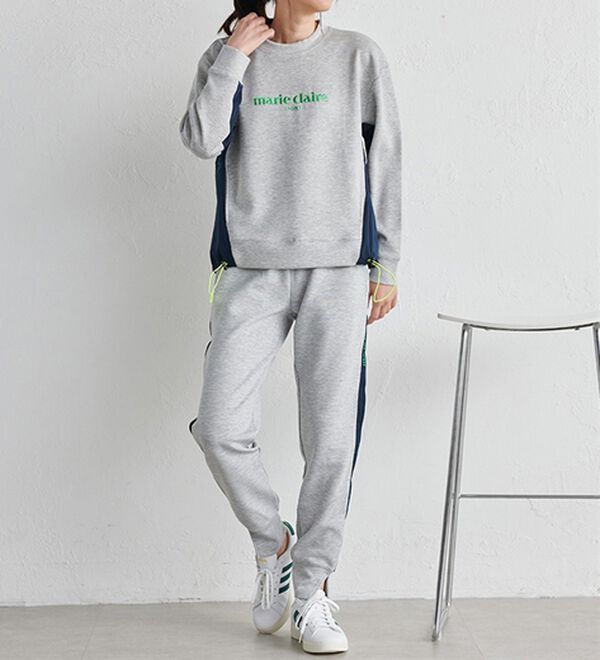 切替デザインプルオーバー＜marie Claire SPORT