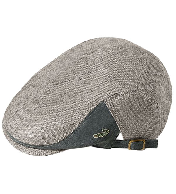 「＜クロコダイル＞お買い得メッシュキャップ（メンズ帽子）」｜ハンチンググレー