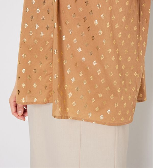 BELLUNA（ベルーナ）の「プロヴァンス箔プリントブラウス（ブラウス）」｜詳細画像