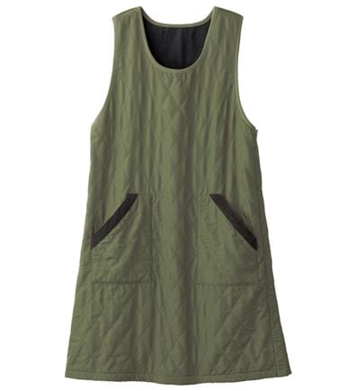 LAVIENNE（ラヴィエンヌ）の「裏フリースあったかキルトエプロン（エプロン）」