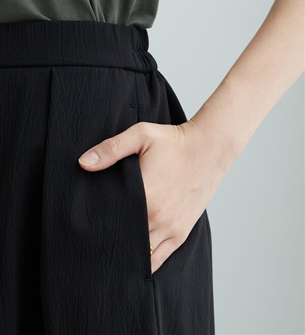 BELLUNA（ベルーナ）の「しぼ感素材バルーンスカート（ロングスカート）」｜詳細画像