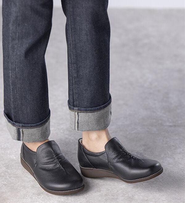 ルフラン（ルフラン）の「メディフィット５Ｅギャザーウォーキング（フラットシューズ）」｜詳細画像