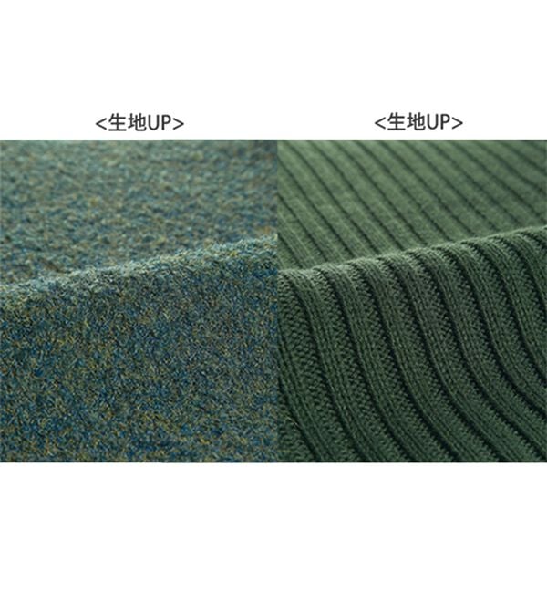 BELLUNA（ベルーナ）の「細見えボタンデザインニット（ニット・セーター）」｜詳細画像