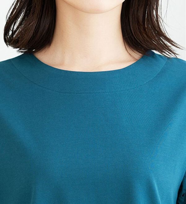 BELLUNA（ベルーナ）の「ボリューム袖レース切替プルオーバー（カットソー）」｜詳細画像